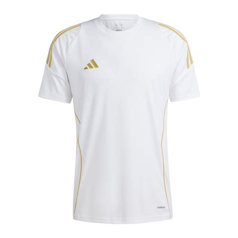 adidas Tiro 24 Trikot Weiss Gold 